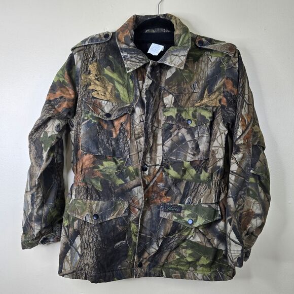 Liberty Realtree Hardwoods Woodland Camo Fleece Lined Hunting Jacket L - Picture 1 of 7